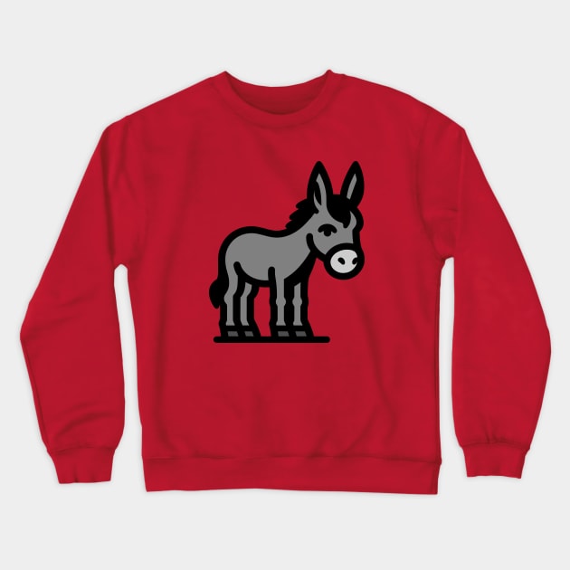 Donkey Crewneck Sweatshirt by KayBee Gift Shop